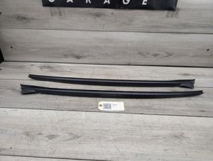 2019-2025 BMW M3 Black Windshield Drip Molding Set (Left and Right) (Used OEM)