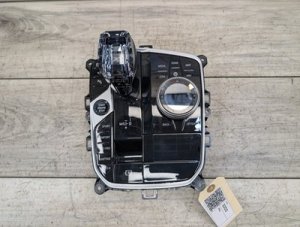 2019-2025 BMW 323Ci White Center Console Control Unit Assembly with Glass Gear Selector (Used OEM)