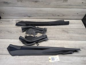 2019-2026 BMW 320i Black Engine Bay Sealing Side Panel Set (Left and Right) (Used OEM)