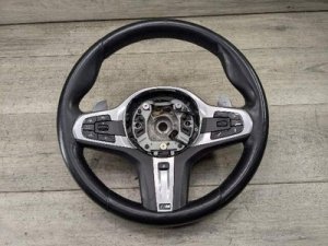 2016-2022 BMW 750i Black M Sport Steering Wheel Heated (Used OEM)