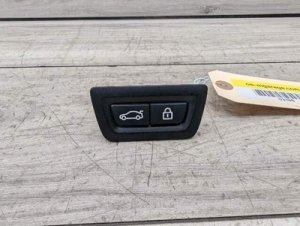2011-2023 BMW 528i Black Trunk Lid Center Lock Switch (Used OEM)