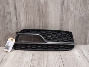 2012-2017 Audi S5 Black Front Right Bumper Fog Light Grille (Used OEM)