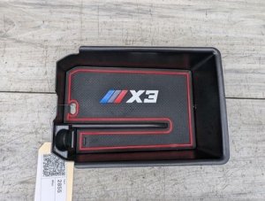 2019-2024 BMW X4 Gray Aftermarket Center Console Organizer Tray (Used OEM)