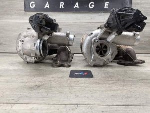 2019-2021 BMW M2 Blue S55 Engine Turbocharger Set (Used OEM)