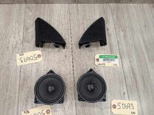 2016-2020 Mercedes-Benz C280 Front Door Speaker and Tweeter Cover Set (Used OEM)