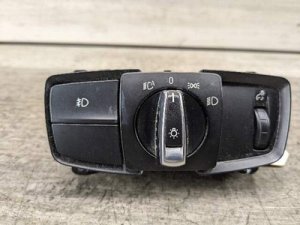 2015-2019 BMW X6 Black Headlight Switch Control Panel (Used OEM)