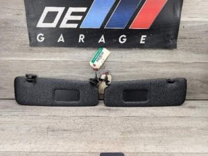 2007-2013 BMW M3 Black Sun Visor Set (Used OEM)