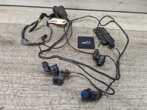 2007-2013 BMW 320i Blue Rear Bumper PDC Wiring Harness with Comfort Access Antenna (Used OEM)