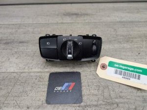 2015-2019 BMW X6 Black Dash Headlight Headlamp Switch (Used OEM)