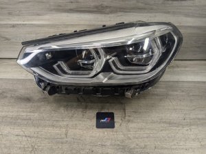 2018-2021 BMW X3 Clear Left Driver Adaptive Full LED Headlight Assembly (Used OEM)