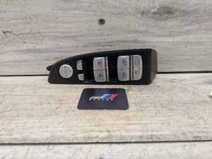2016-2022 BMW 750i Gray Driver's Door Master Window Control Switch - Rear (Used OEM)