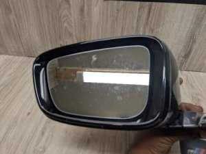 2016-2022 BMW 740i Black Left Driver Side Mirror Assembly (Used OEM)