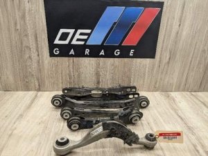 2017-2023 BMW 550i GT Black Right Upper and Lower Control Arms Set - Rear (Used OEM)