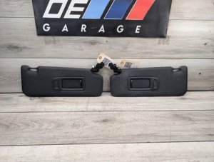 2019-2024 BMW X4 Black Right Sun Visor With Label (Used OEM)
