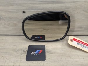 2009-2013 BMW M3 White Side View Mirror Glass Left Heated Auto Dim (Used OEM)