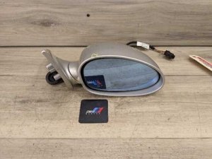 2001-2006 BMW M3 Silver Right Passenger Exterior Side Mirror Assembly (Used OEM)