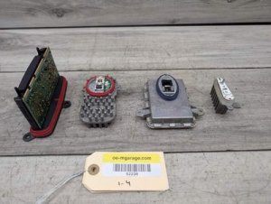 2012-2015 BMW 320i Gray Xenon Headlight Control Module / Ballast Set (Used OEM)