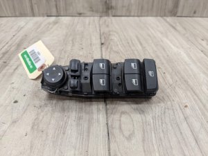 2011-2017 BMW 528i Silver Front Left Door Window Switch (Used OEM)