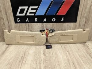 2016-2022 BMW 740i Beige Sun Visor (Used OEM)