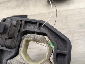 2012-2019 BMW 328i Gray Radiator Bracket, Lower (Used OEM)