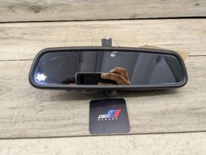 2014-2020 BMW M4 Black Interior Rear View Mirror with Auto Dimming, LED, Garage Door Opener, and Compass (Used OEM)