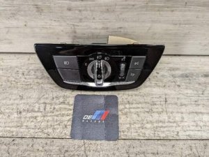 2018-2019 BMW M550i xDrive Black Headlight Switch Control Panel (Used OEM)