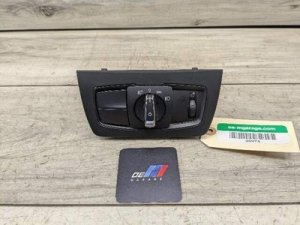 2014-2021 BMW M2 Black Headlight Switch Control Panel (Used OEM)