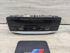 2019-2026 BMW X4 A/C Control Panel, Rear Cabin (Used OEM)