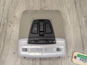 2012-2019 BMW 328i Silver Overhead Console / Roof Function Center (Used OEM)