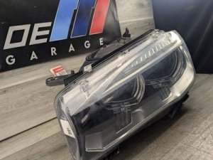  BMW X5 m Black Left Driver Side Xenon Headlight Assembly (Used OEM)