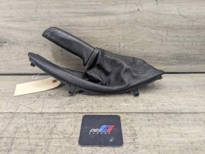 2014-2020 BMW M4 Black Leather Handbrake Lever Cover (Used OEM)