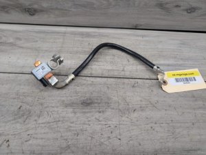 2019-2026 BMW M3 White Negative Battery Cable with Intelligent Battery Sensor (IBS) (Used OEM)