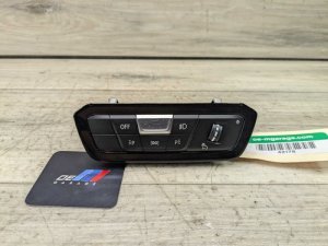 2022-2025 BMW M2 Black Headlight Control Switch (Used OEM)