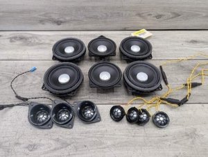 2012-2019 BMW M3 Red Harman Kardon Speaker Set (Used OEM)