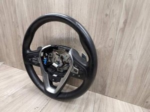 2017-2023 BMW 528i Black M Sport Leather Steering Wheel (Used OEM)