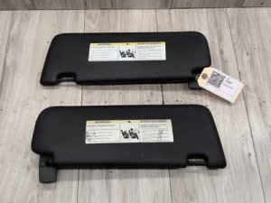 2015-2018 BMW X4 Black Sun Visor Set (Used OEM)