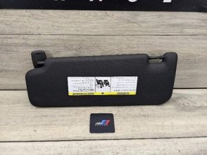 2019-2026 BMW X4 Black Right Sun Visor With Label (Used OEM)