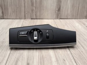 2011-2017 BMW 528i Black Headlight Switch Control Panel (Used OEM)