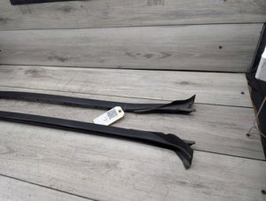 2018-2024 BMW X3 Blue Windshield Drip Moulding Set (Used OEM)