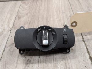 2011-2016 BMW 528i Black Headlight Control Switch (Used OEM)