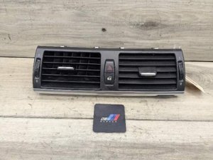 2008-2014 BMW X6 Black Center Dash Air Vent Grille (Used OEM)