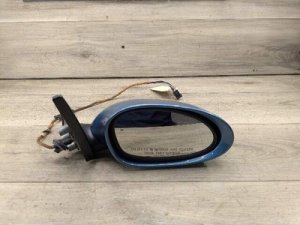 2003-2008 BMW Z4 Blue Right Side View Mirror Assembly (Used OEM)