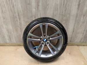 2014-2020 BMW 428i Blue Wheel, 18x8, ET:34, Double Spoke Style 397 (Used OEM)