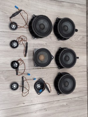 2015-2019 BMW X6 Black Harman Kardon Speaker Set (Used OEM)