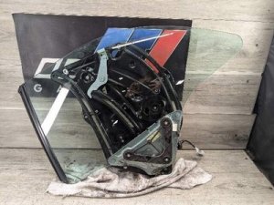 2010-2017 Mercedes-Benz E500 Blue Left Quarter Window Regulator - Rear (Used OEM)
