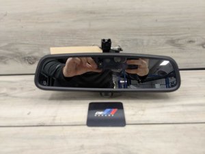 2011-2016 BMW 528i Interior Rear View Mirror with Auto-Dim (EC) and Garage Door Opener (GTO) (Used OEM)
