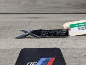 2010-2017 BMW 540i Gray xDrive Emblem (Used OEM)