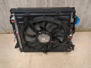  BMW X5 m Black Engine Radiator and Cooling Fan Assembly (Used OEM)