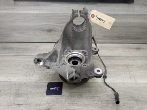 2018-2023 BMW X2 White Front Left Steering Knuckle / Wheel Carrier (Used OEM)