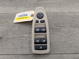 2011-2017 BMW 528i Gray Front Left Driver Door Window Switch (Used OEM)